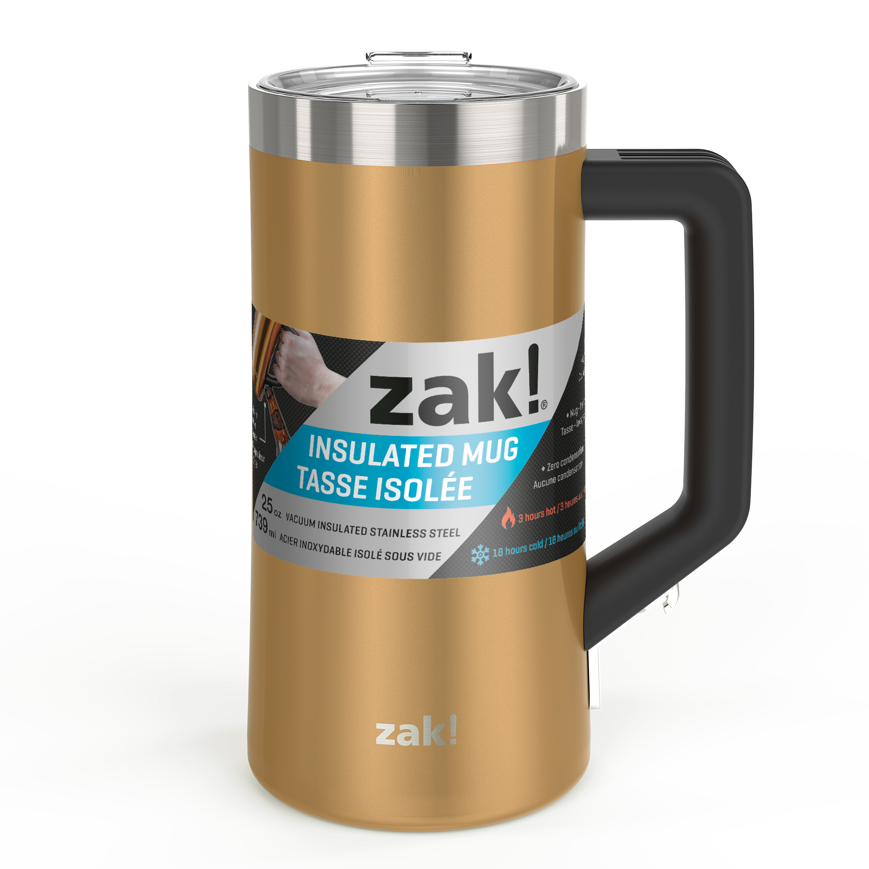 Creston 25 ounce Stainless Steel Vacuum Insulated Beer Stein, Copper slideshow image 1 Creston 25 ounce Stainless Steel Vacuum Insulated Beer Stein, Copper slideshow image 1