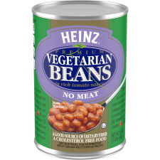 Heinz Premium Vegetarian Beans in Rich Tomato Sauce with No Meat, 16 oz Can