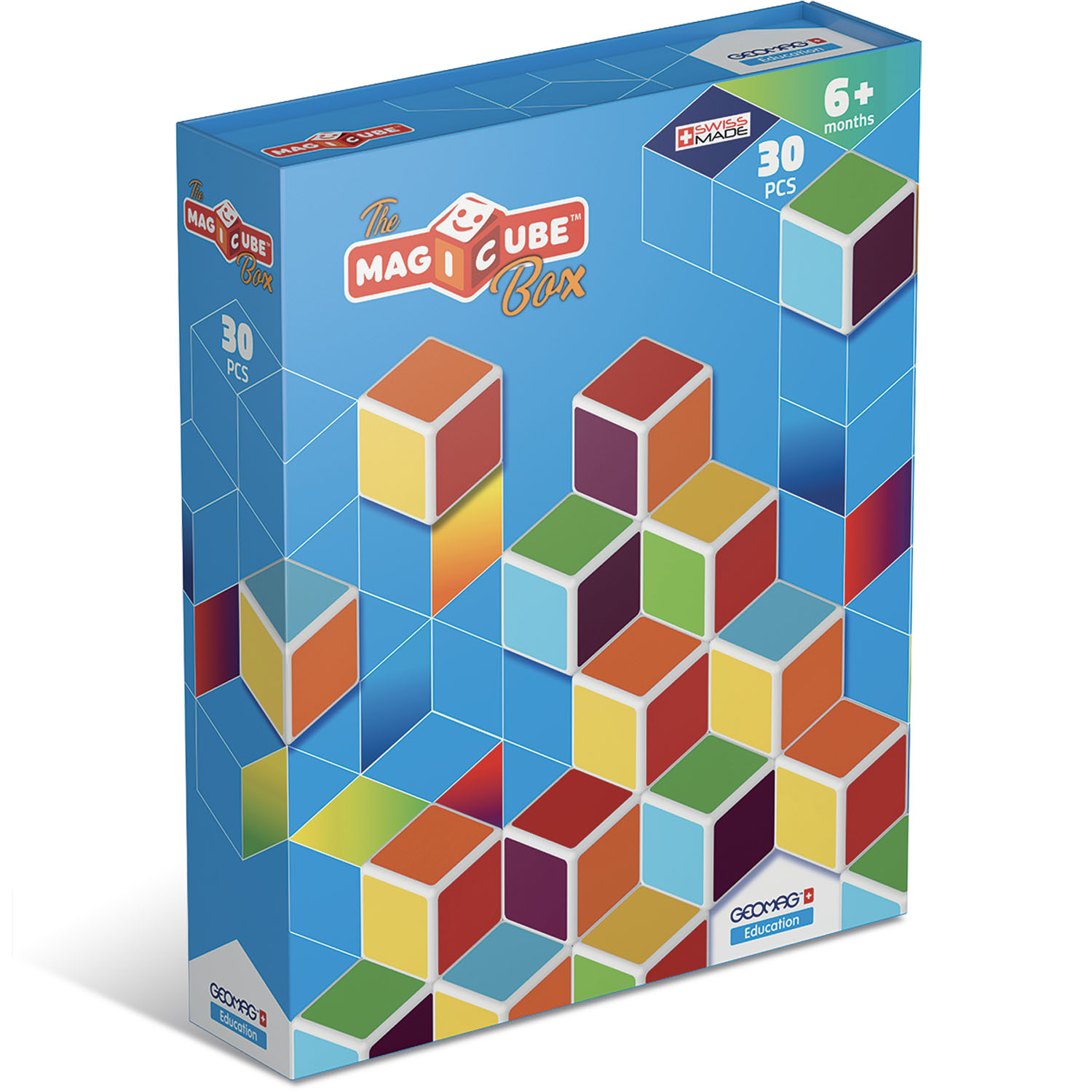 Geomag Magicube 30 Piece Multicolored Free Building Set