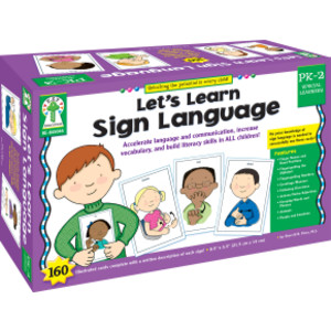 Let's Learn Sign Language Learning Cards