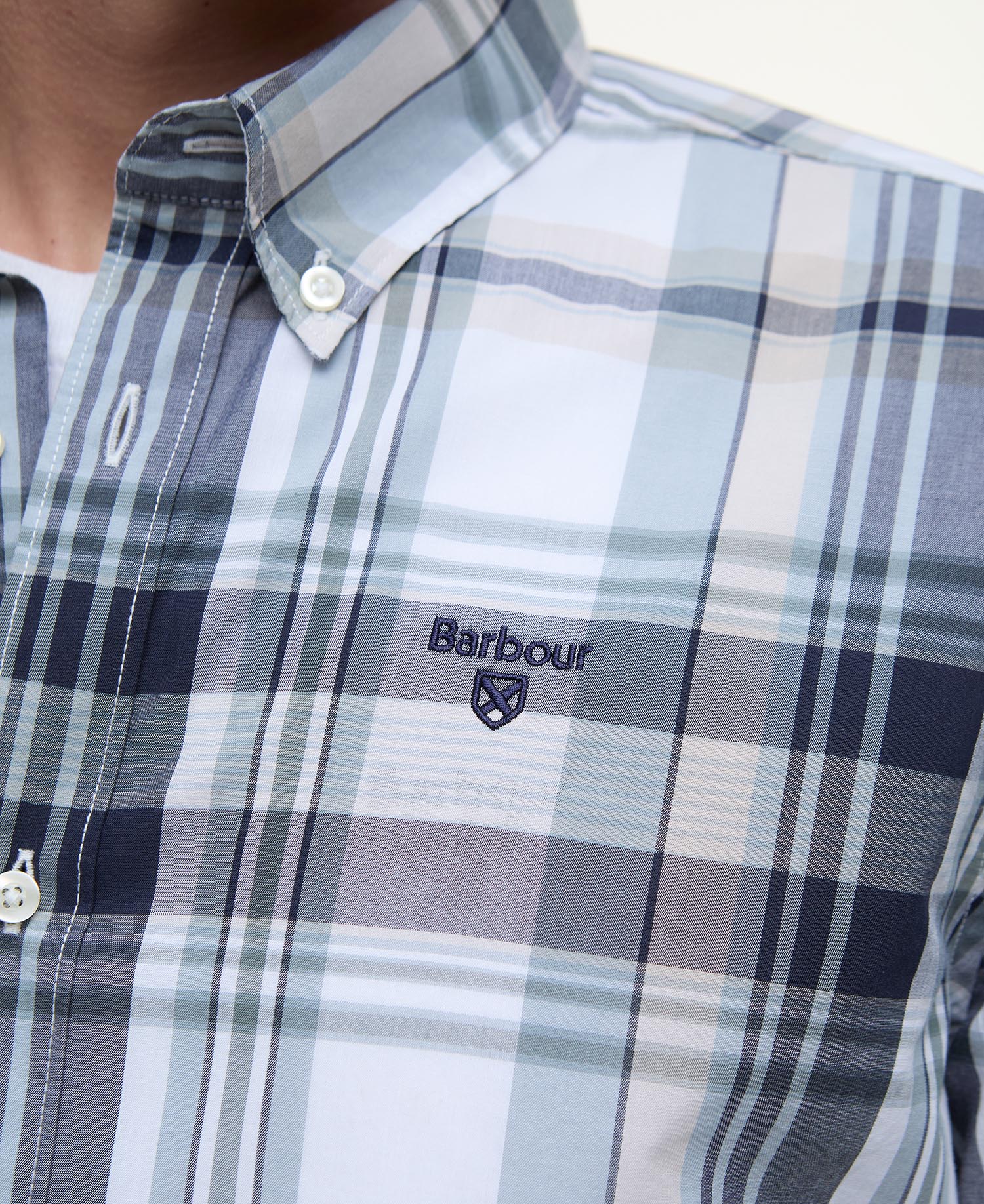Gabe Checked Tailored Long-Sleeved Shirt image number 4