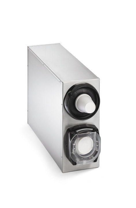 Configurable Stainless Steel Dispenser Cabinets with LidSaver® 3 Lid Dispenser Options