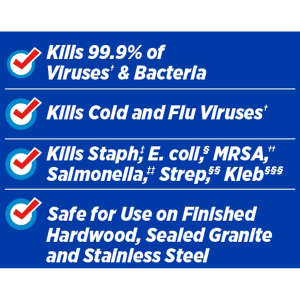 Clorox, CloroxPro, Disinfecting Wipes, 7 x 8, Fresh Scent, 75 Wipes/Container