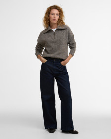 Maglione con zip corta Lavensdale Mink