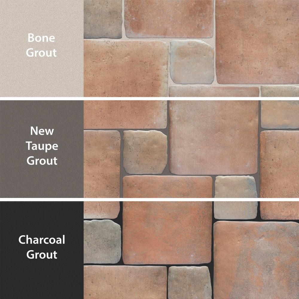 Benisa Marelle Cotto with Teja Taco 11-7/8 in. x 17-3/4 in. Porcelain Floor and Wall Tile