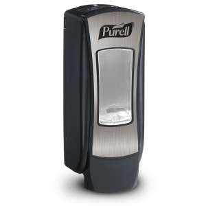 GOJO, PURELL® ADX-12™, UV Resistant, 1200ml, Black/Chrome, Manual Dispenser