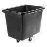Rubbermaid Commercial, Executive Series, Cube Truck, 16 cu ft, Black