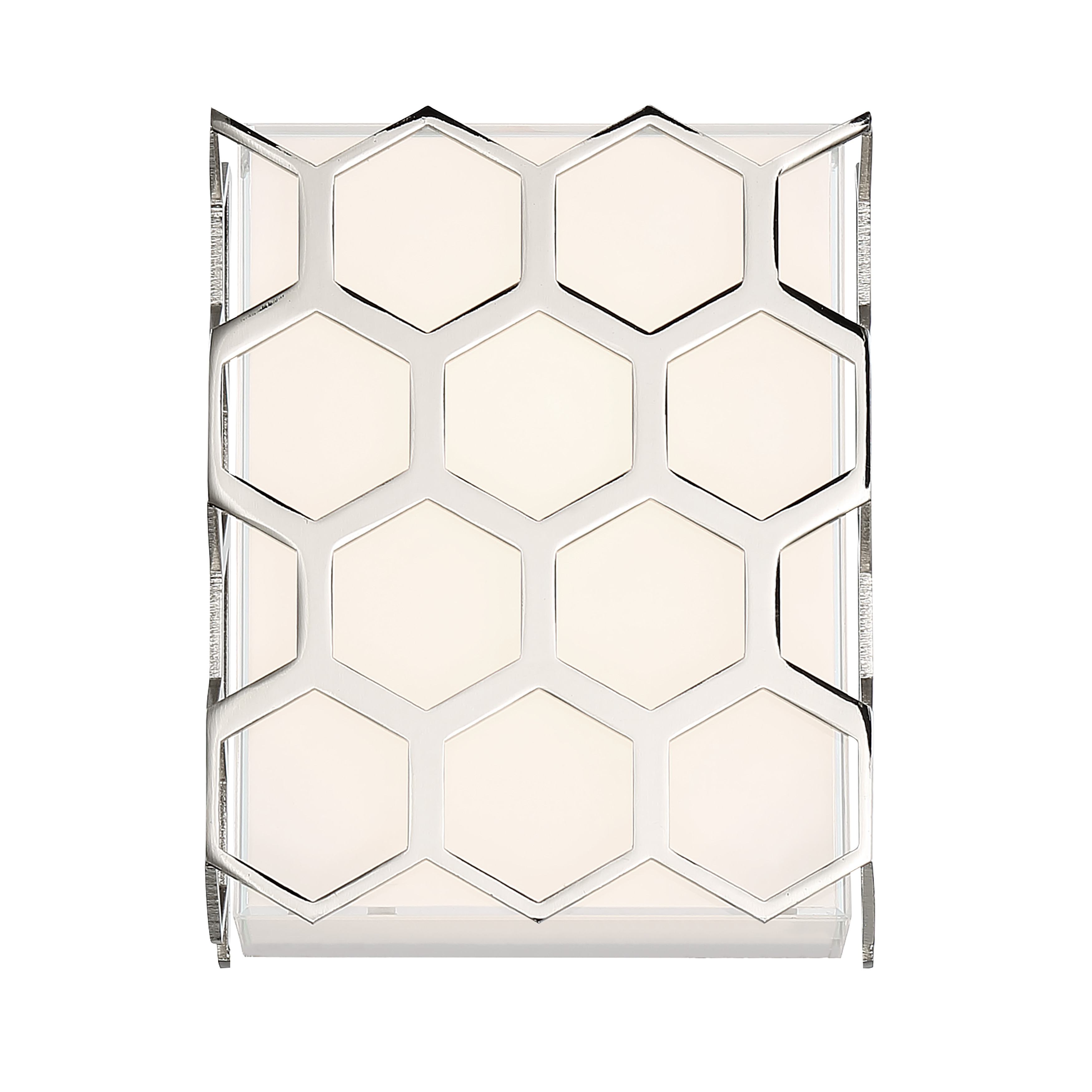 The Missing Link LED sconce combines contemporary design with practical functionality. Its compact 5.75" profile and ADA compliance make it ideal for tight spaces, while the integrated LED delivers exceptional 93 CRI lighting through a white linen shade. - alternate view
