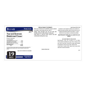 Label RTU Ars 819 Non Acid Rstrm Clnr