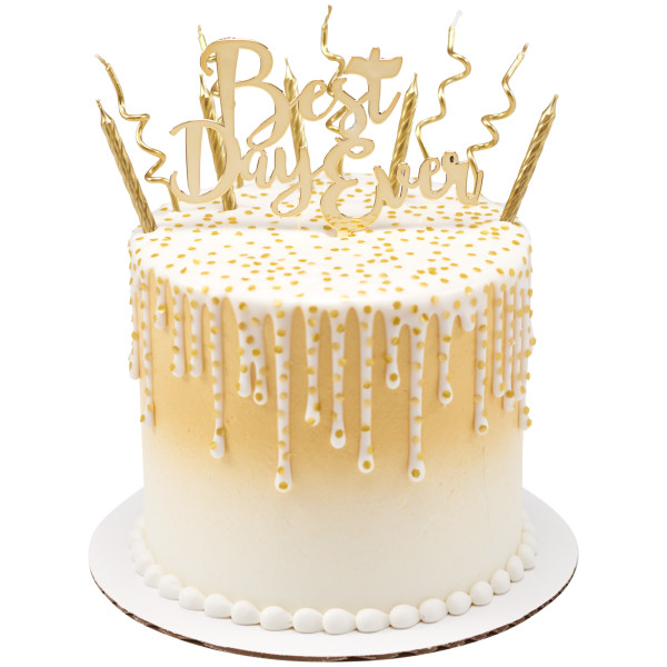 Best Day Ever Assortment Plastic Candle Holder