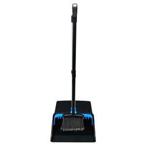 Impact, Lobby, Blue/Black, 11.5", Dust Pan with Broom