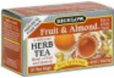 Fruit and Almond Herbal Tea - Case of 6 boxes - total of 120 tea bags