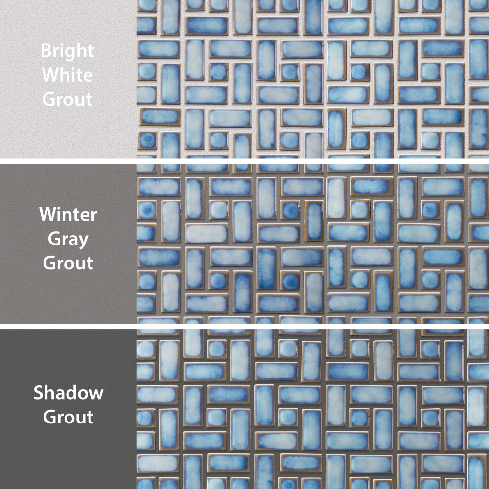 Hudson Spiral Marine 12-5/8 in. x 12-5/8 in. Porcelain Mosaic Tile