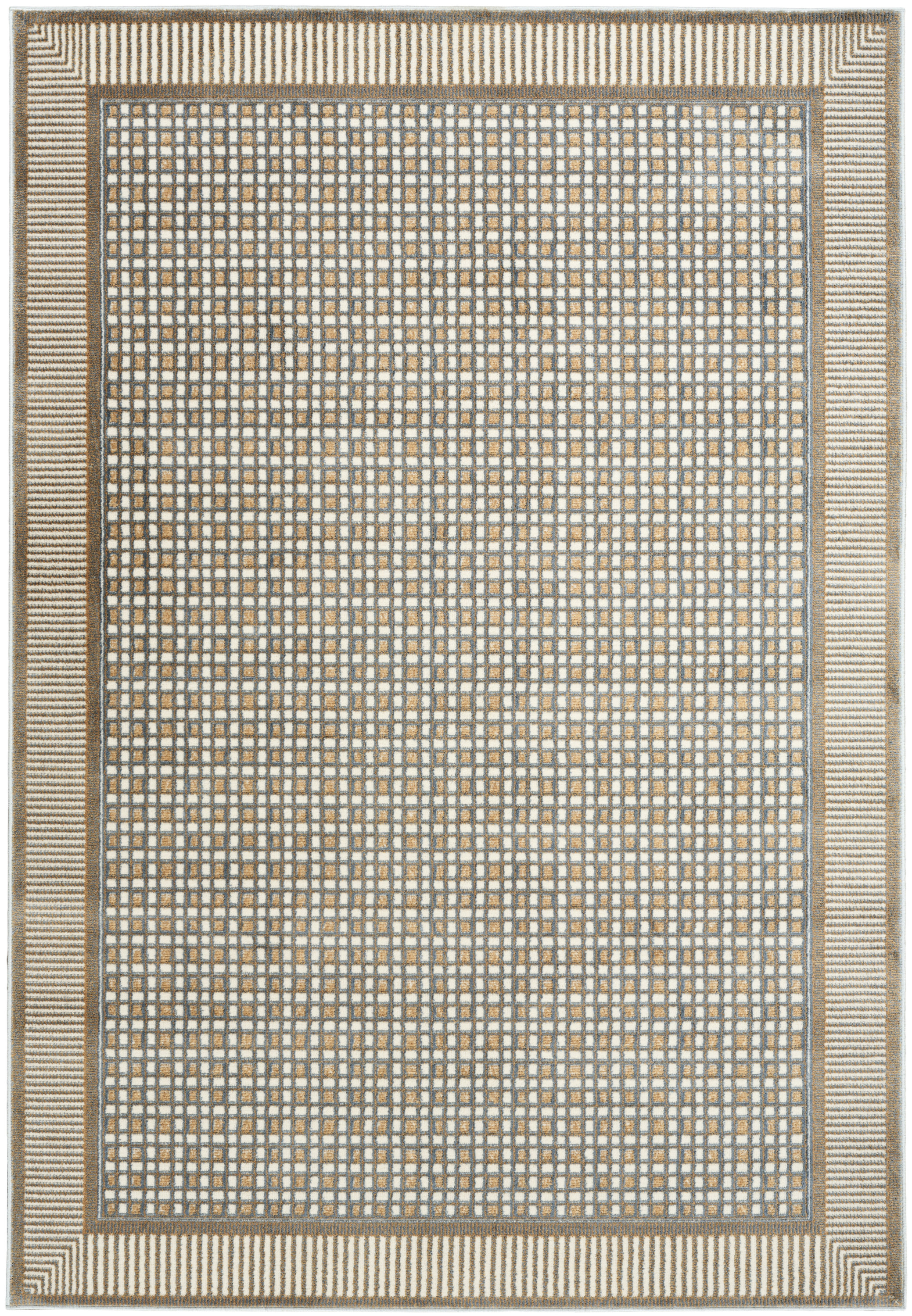 Nourison Nordic 5' x 7' Multicolor Modern Indoor Rug