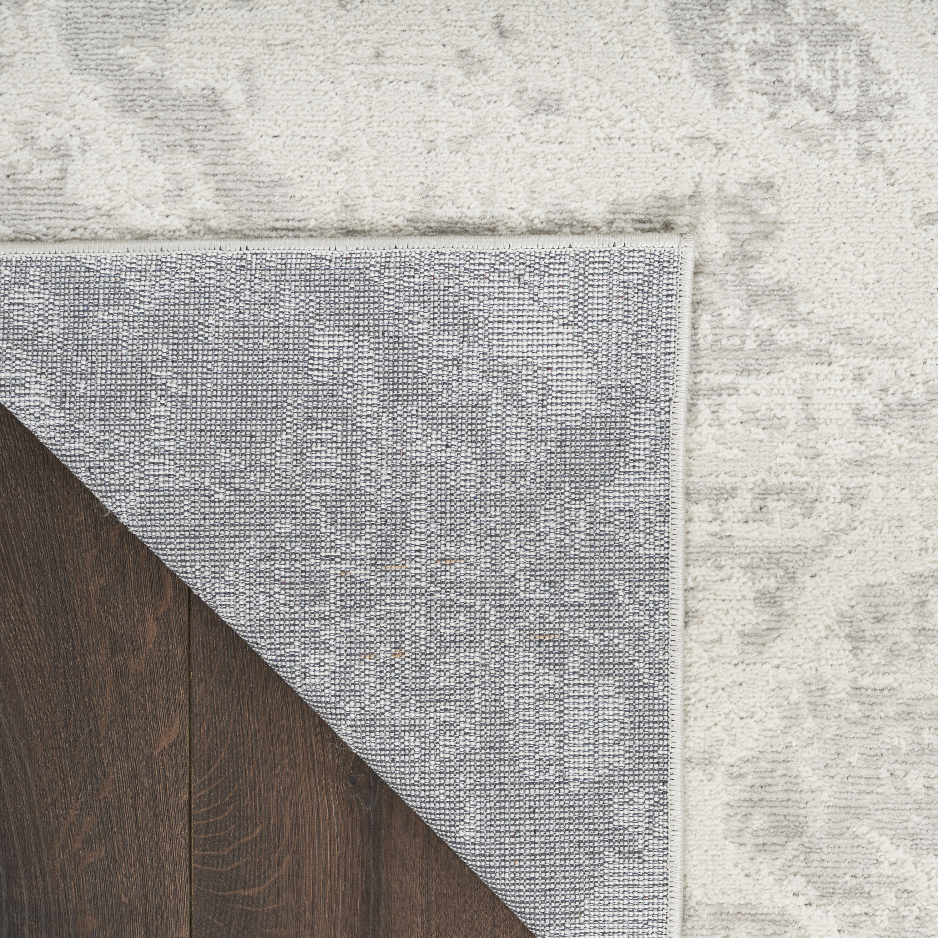 Calvin Klein CK029 Captivating 5'3" x 7'3" Cream Grey Modern Indoor Rug