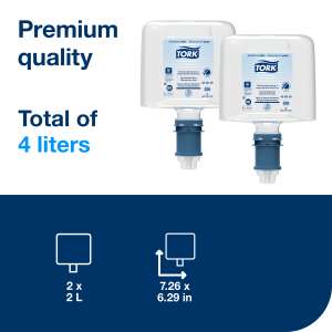 Tork, S26 Extra Mild Foam Soap, Counter Mount Dispenser 2000 mL Cartridge