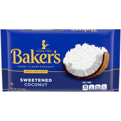 Baker’s Sweetened Angel Flake Coconut, 7 oz Bag