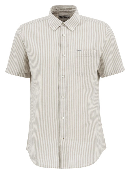 Fulbrook Tailored Short-Sleeved Striped Shirt