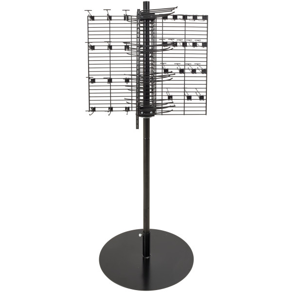 Black Half Floor Spinner Candle Rack
