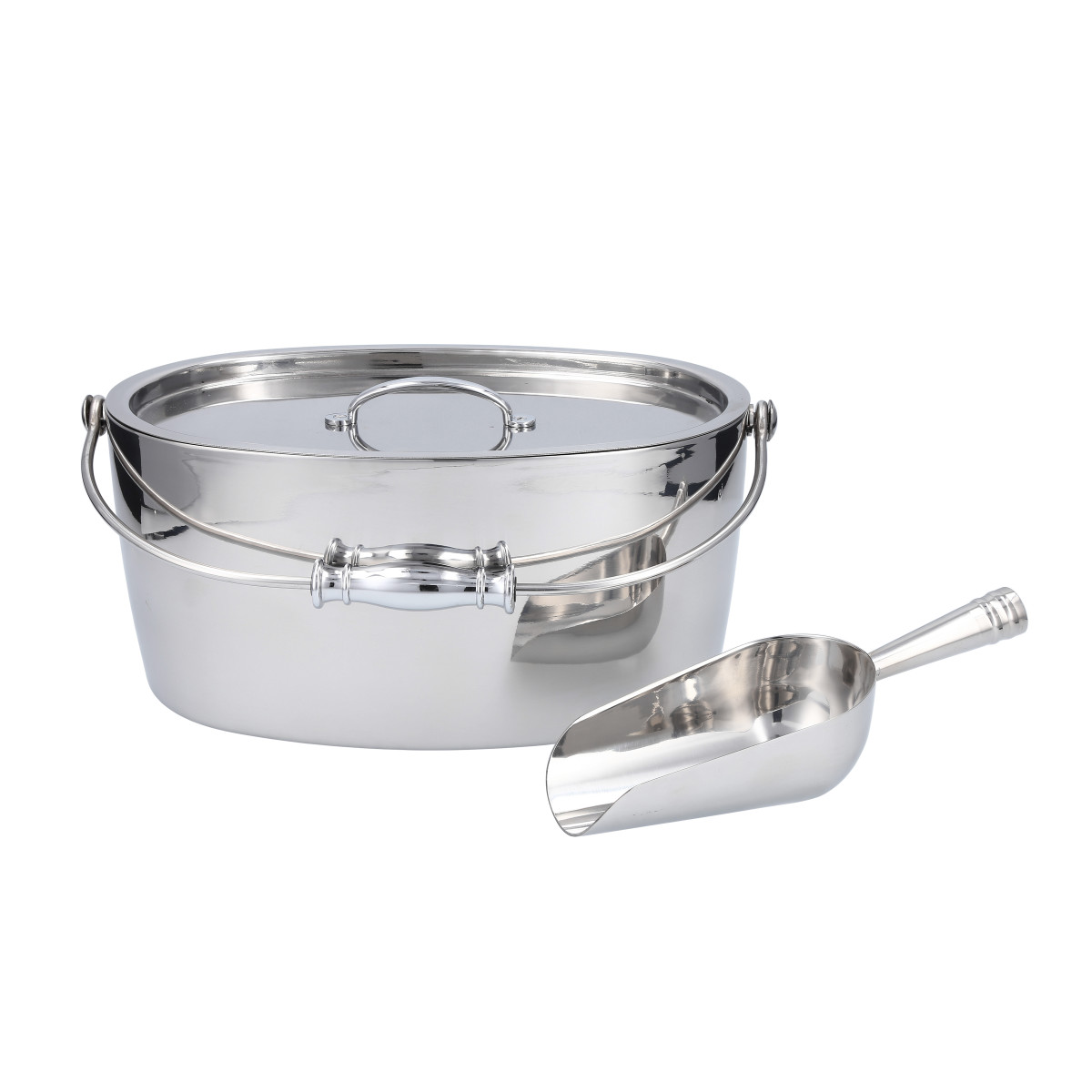 Crafthouse By Fortessa® The Signature Collection Oval Ice Bucket w/Scoop 12x5.25"