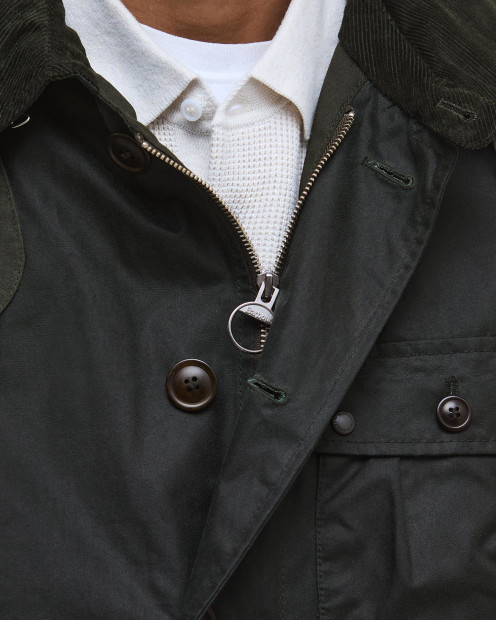 Giacca cerata Forest Barbour x TO KI TO 