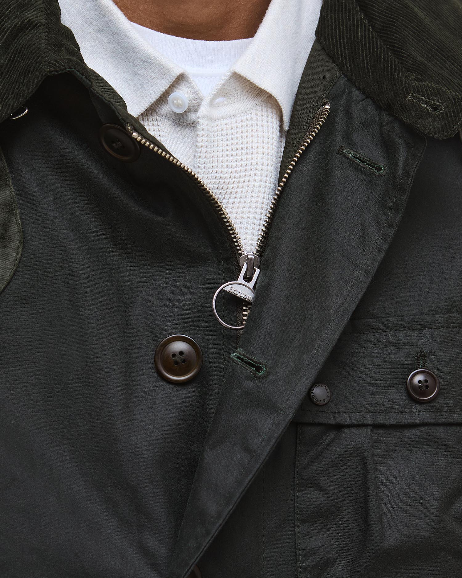 Giacca cerata Forest Barbour x TO KI TO image number 7