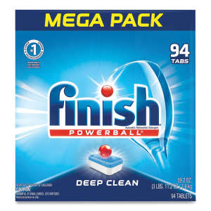 Reckitt Benckiser,  finish Powerball Dishwasher Tabs, Fresh Scent,  94 Tabs/Box