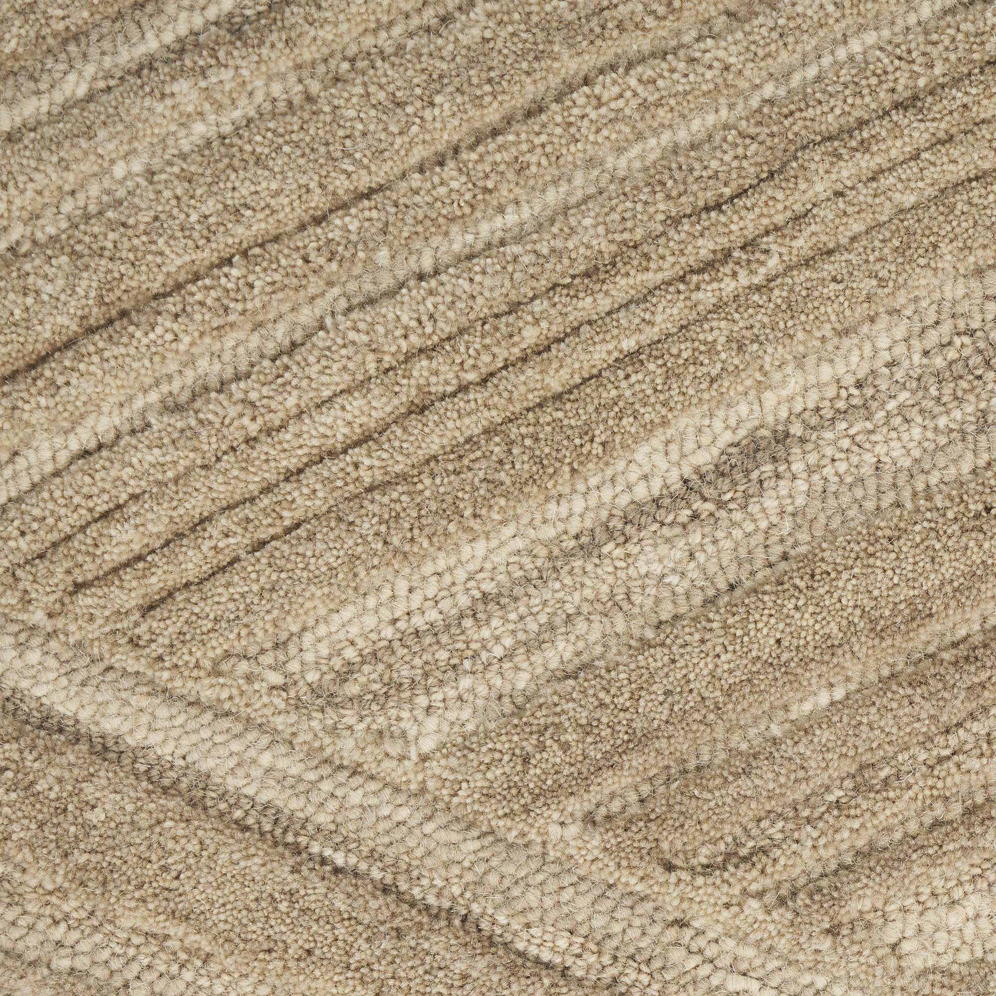 Nourison Graceful 5'3" x 7'3" Taupe Modern Indoor Rug