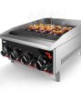 24-inch Cayenne® heavy-duty radiant / lava rock charbroiler