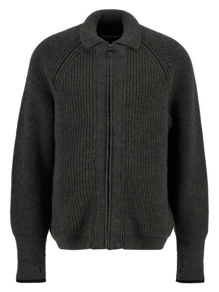 Cardigan lavorato con chiusura a zip Garthman
