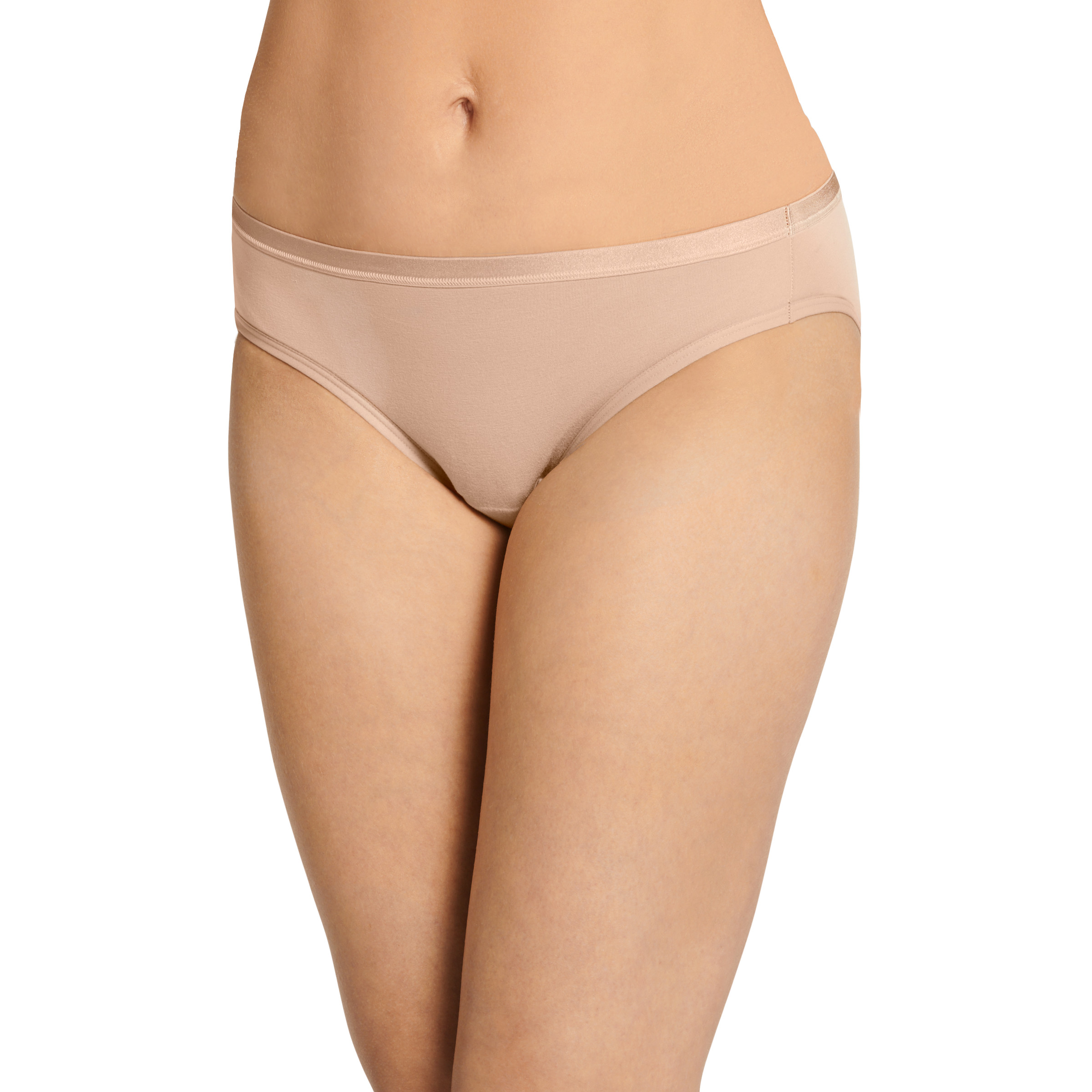 Jockey Women’s Worry Free Cotton Stretch Moderate Absorbency Bikini