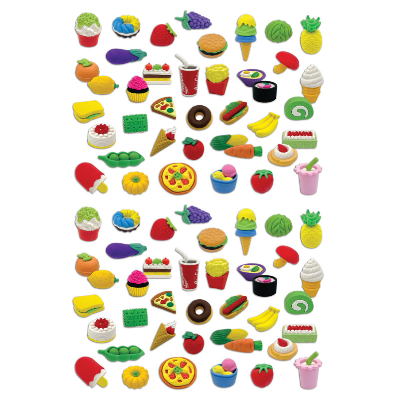 Desk Pets - Assorted Food, 40 Per Pack, 2 Packs