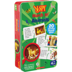 I Spy Match It! Tin Animals