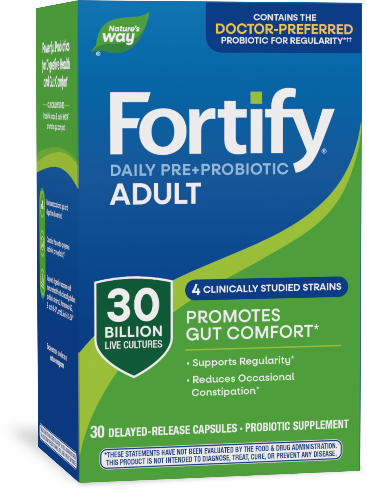 Fortify® 30 Billion Daily Probiotic, 30 capsules