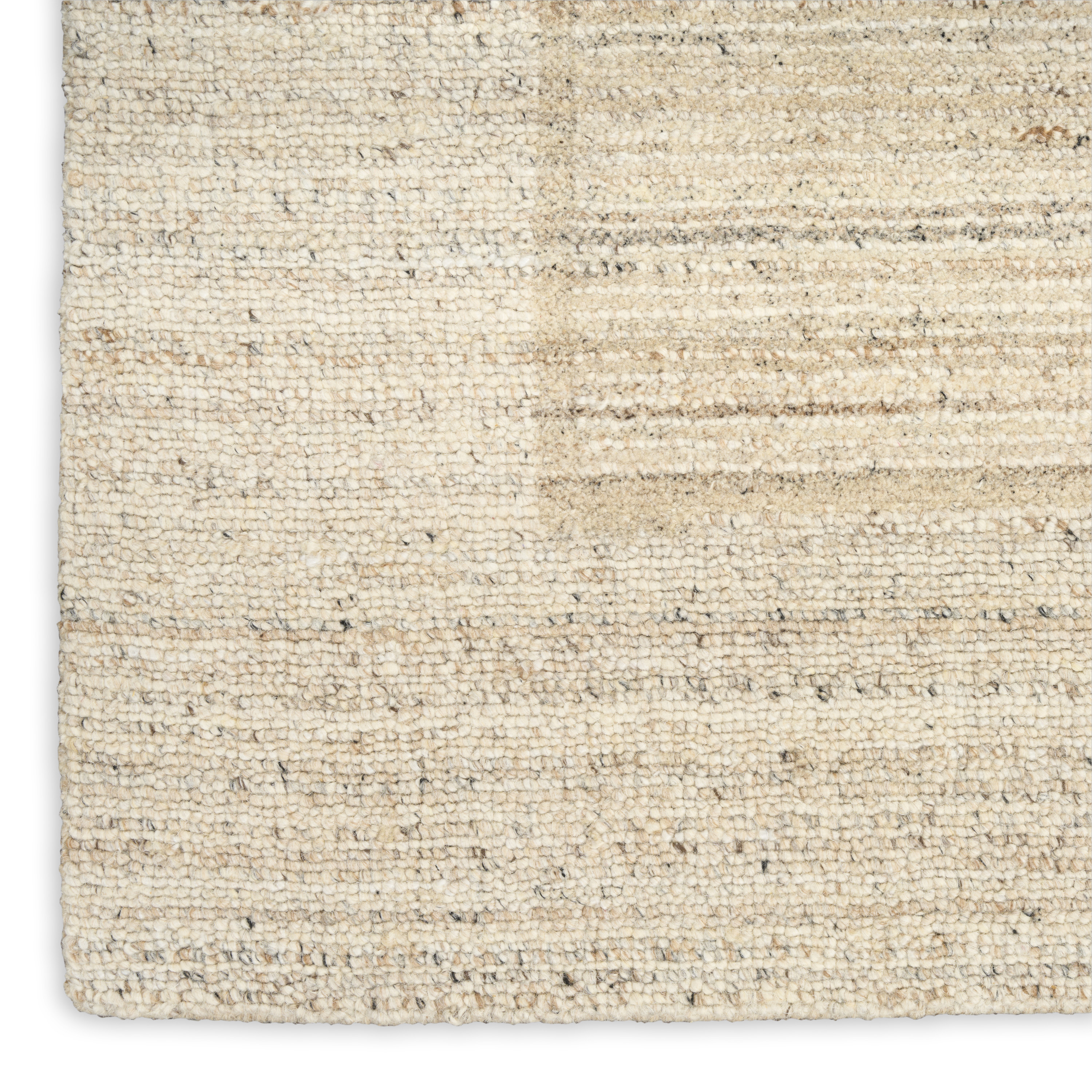 Calvin Klein CK082 Ridge 2' x 3' Beige Ivory Farmhouse Indoor Rug