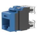 Cat 6a, Keystone Punchdown Jack, cULus Listed, UL 1863 and CAN/CSA-C22.2 (UL File E129886), T568A, T568B