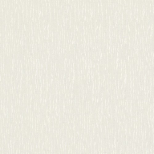 Cream-colored textured wallpaper with subtle vertical embossed lines (woodgrain-like) — covering the wall surface; lying flat and unadorned; evenly lit interior wall with no visible furniture or windows.