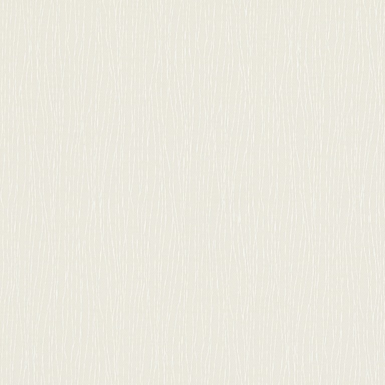 Cream-colored textured wallpaper with subtle vertical embossed lines (woodgrain-like) â€” covering the wall surface; lying flat and unadorned; evenly lit interior wall with no visible furniture or windows.