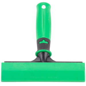Unger, ErgoTec, 4", Glass Scraper, Green/Black