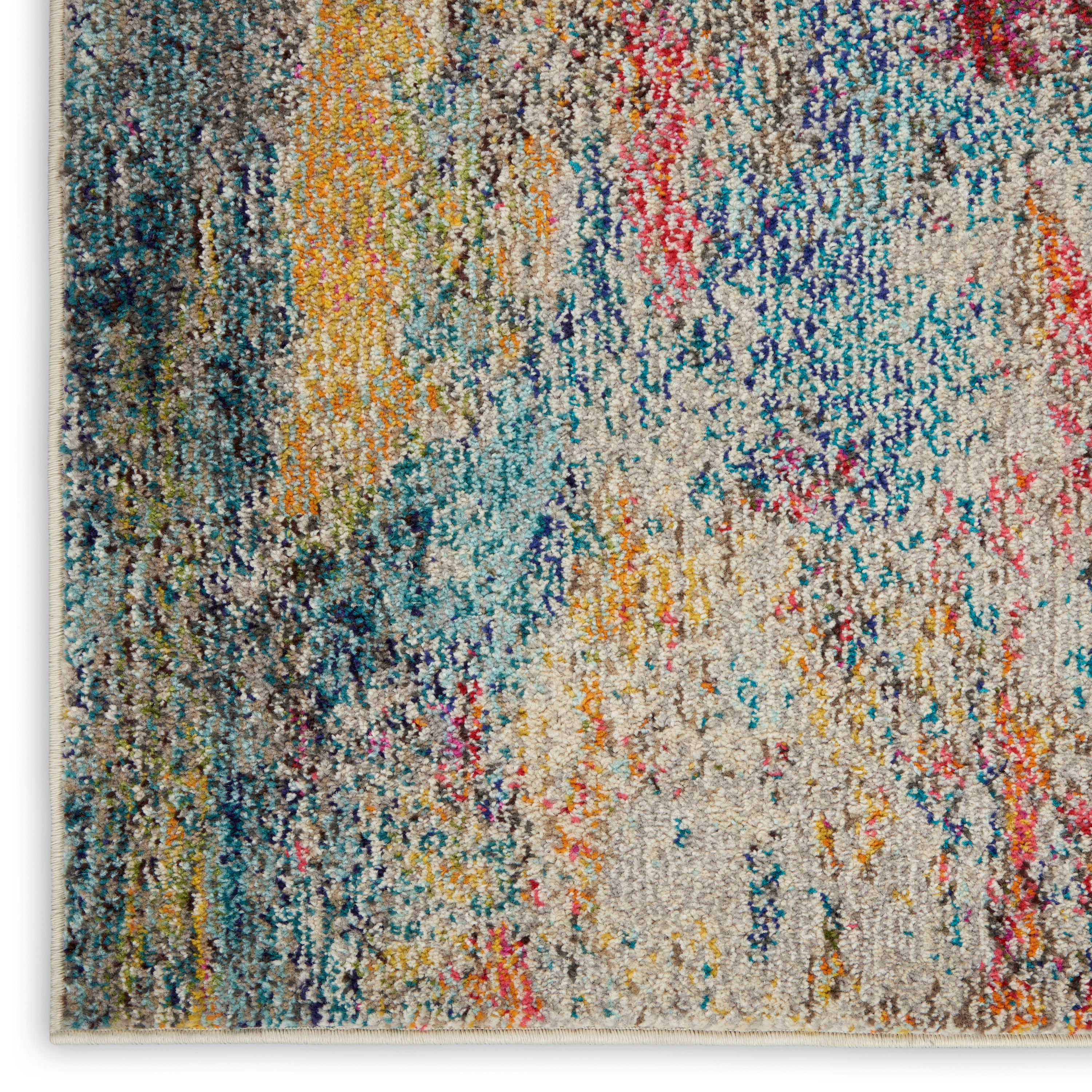 Nourison Celestial 5'3" x 7'3" Multicolor Modern Indoor Rug