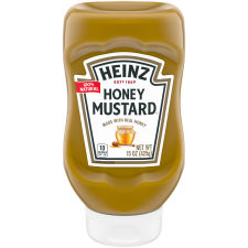 Heinz 100% Natural Honey Mustard with Real Honey, 15 oz Bottle
