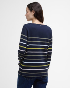 Hawkins Striped Long-Sleeved T-Shirt Navy Stripe