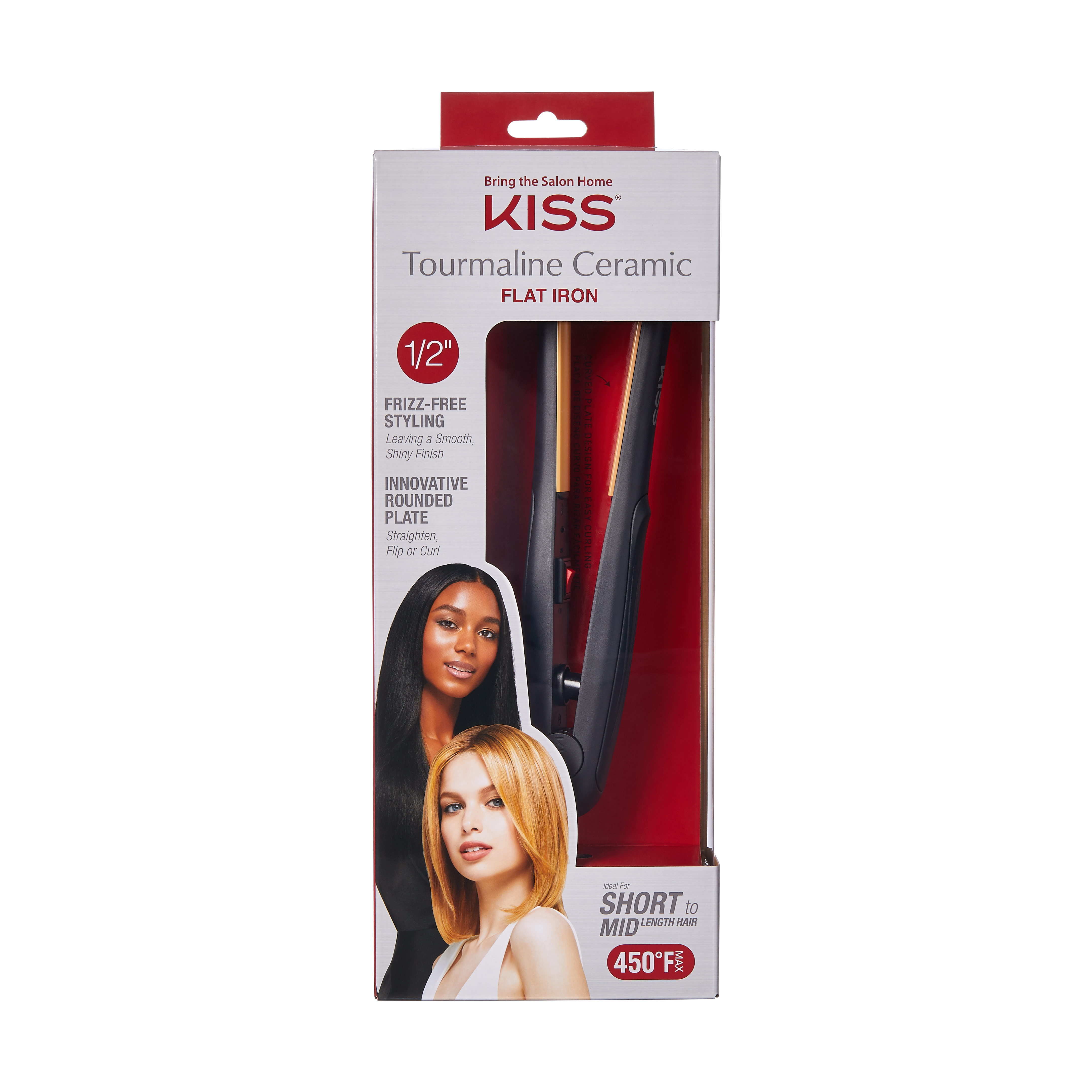 Tourmaline | 1/2in | Ceramic Flat Iron