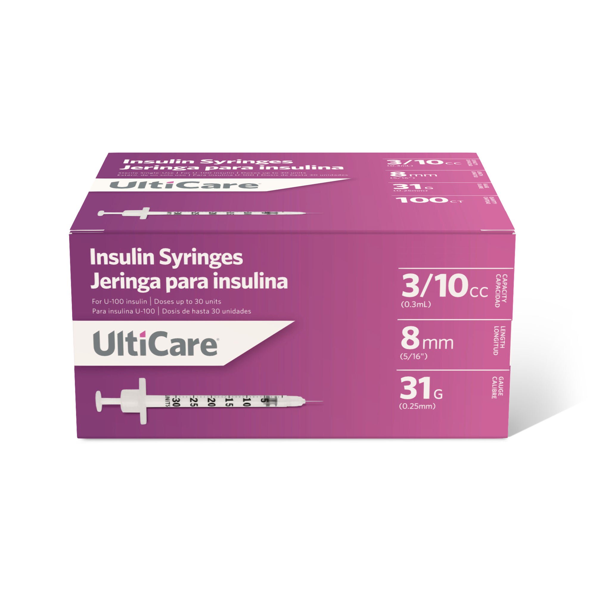 UltiCare™ Insulin Syringe with Needle