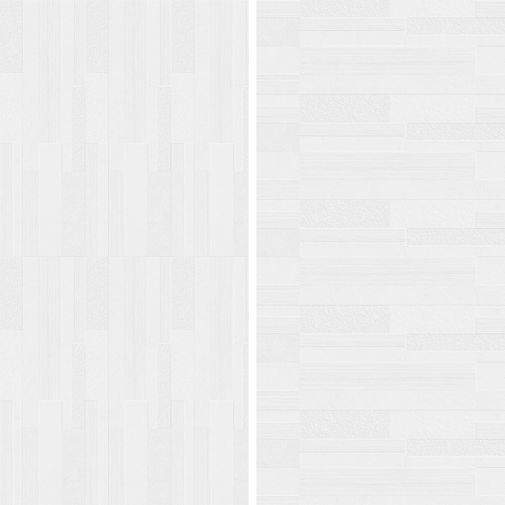Lumiere Strate Blanco 11-3/4 in. x 35-3/8 in. Ceramic Wall Tile