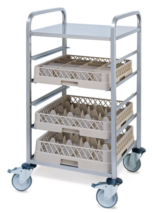 Dishwasher rack trolley 5 rails