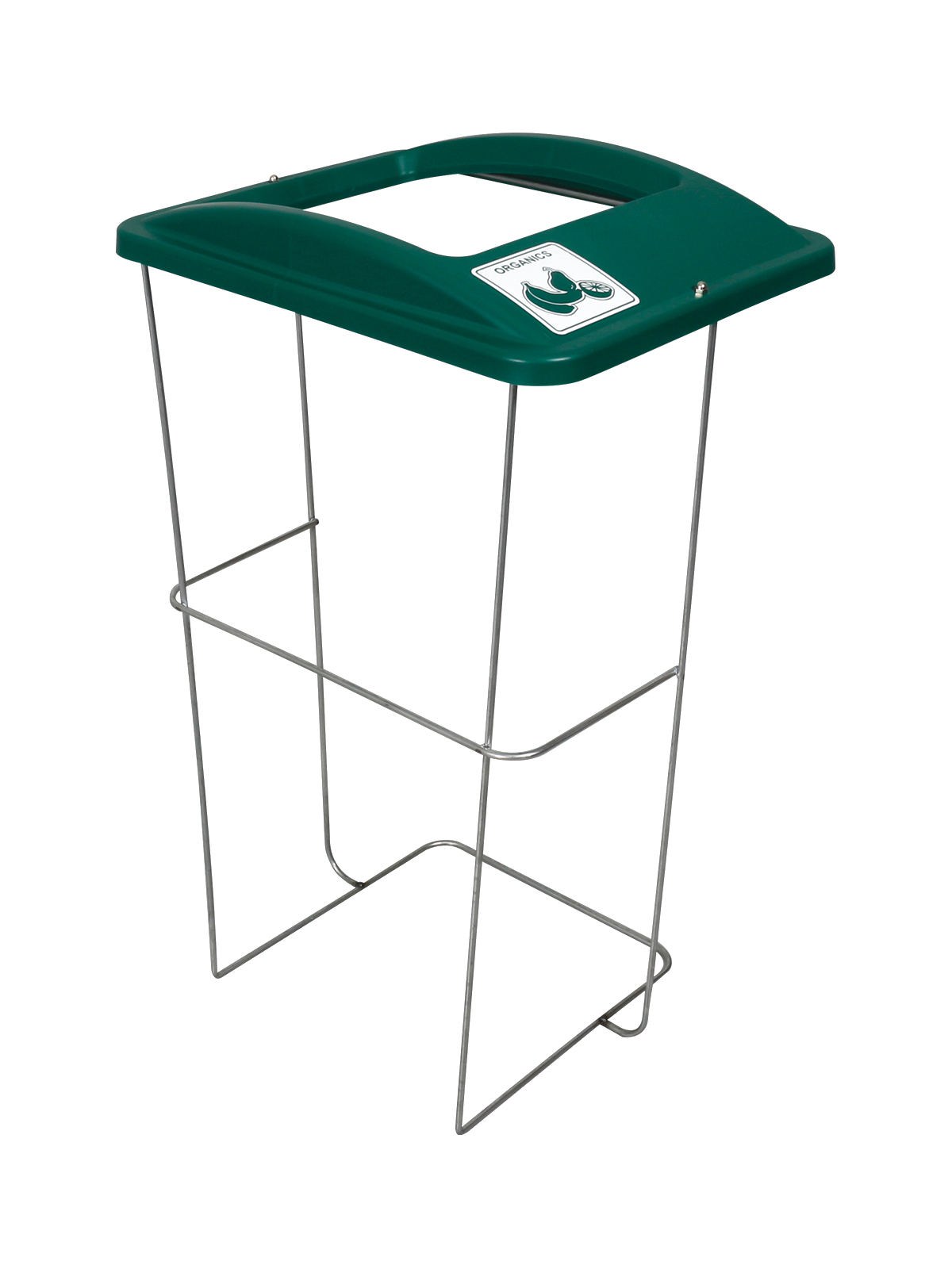 WIRE EVENT CONTAINER (5 Pack) – Single – Kit – Organics – Full – Dark Green