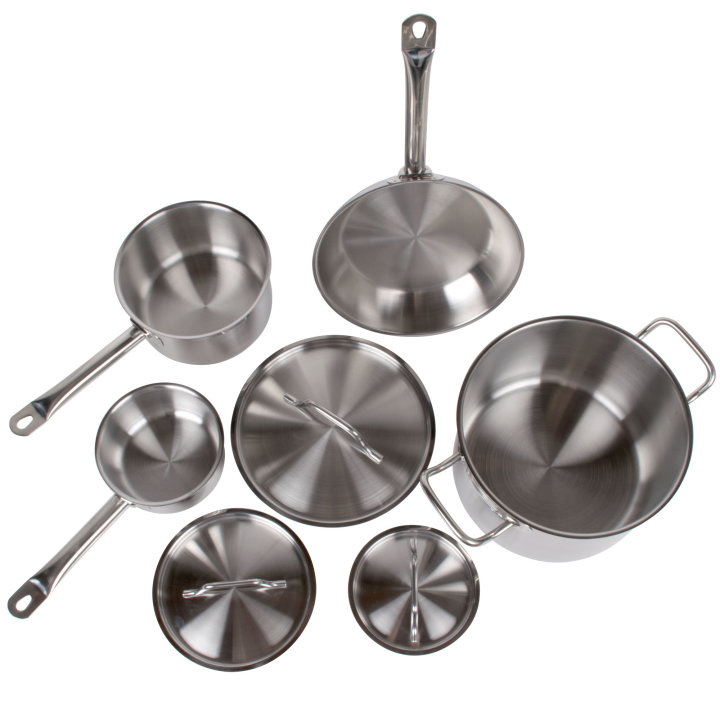 Optio™ deluxe seven-piece cookware set