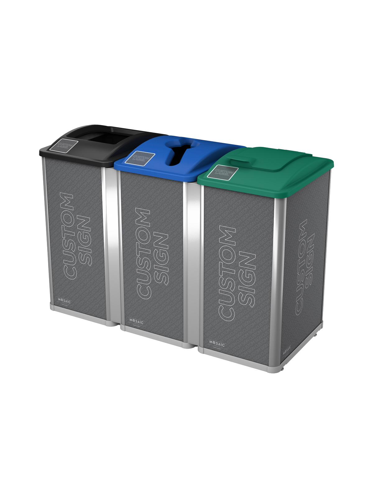 MOSAIC – Triple – Kit – Multi – Full-Mixed-Solid Lift – Silver-Black-Blue-Green