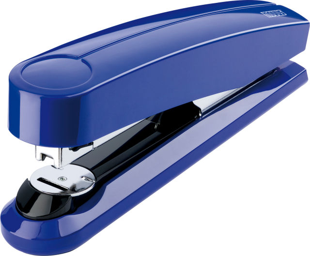 High performance flat clinch stapler offers more filing space and includes temporary pinning and tacking.
